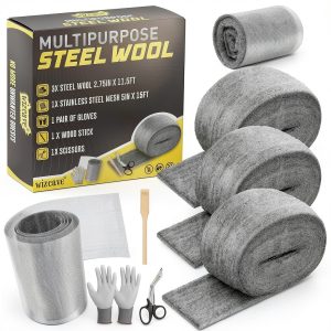 Wizcave Steel Wool Kit Rodent Excluder Mesh Dual Layer-0