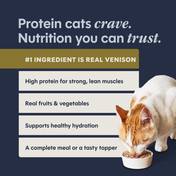 Nature's Variety Venison Cat Food High Protein Grain Free-4
