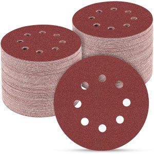 POTUINOM Sanding Discs Aluminum Oxide 5 Inch 165 PCS-0