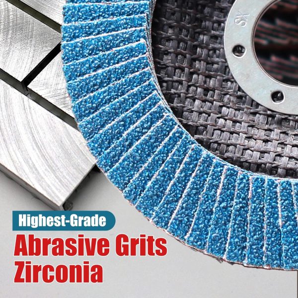 EZARC Flap Disc Zirconia Grinding Metal Wood Professional-4