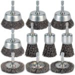 WENORA Wire Brush Kit Carbon Steel Rust Removal Drill-0