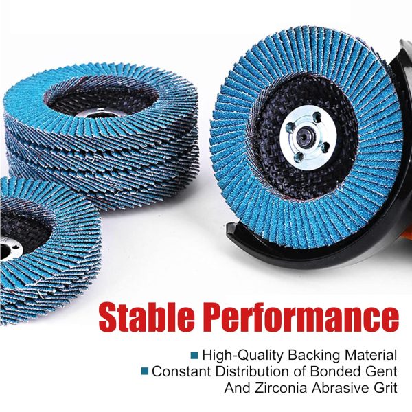 EZARC Flap Disc Zirconia Grinding Metal Wood Professional-2