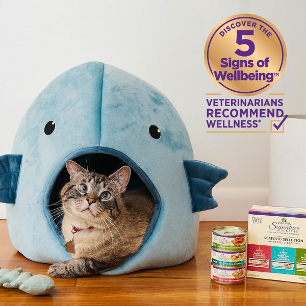 Wellness Grain Free Wet Cat Food Tuna Salmon Flaked-3