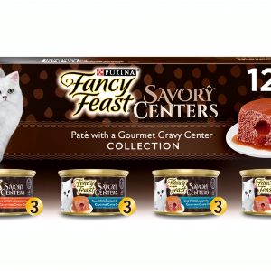 Fancy Feast Savory Centers Cat Food Wet Pate Variety Pack-0