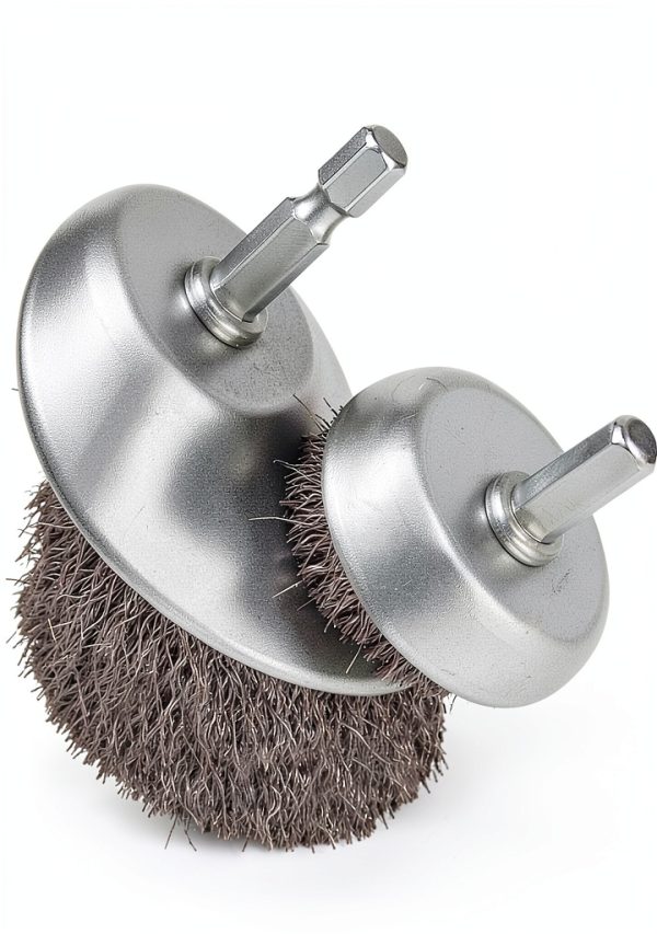 WENORA Wire Brush Kit Carbon Steel Rust Removal Drill-3