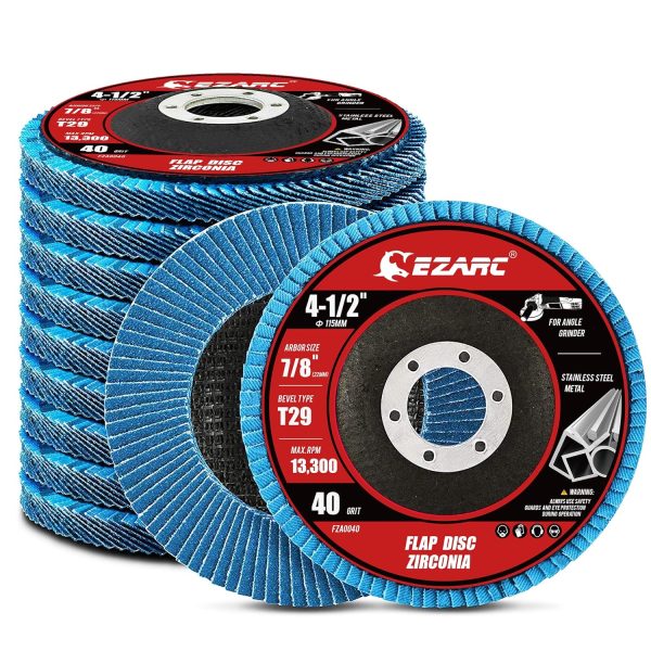 EZARC Flap Disc Zirconia Grinding Metal Wood Professional-0