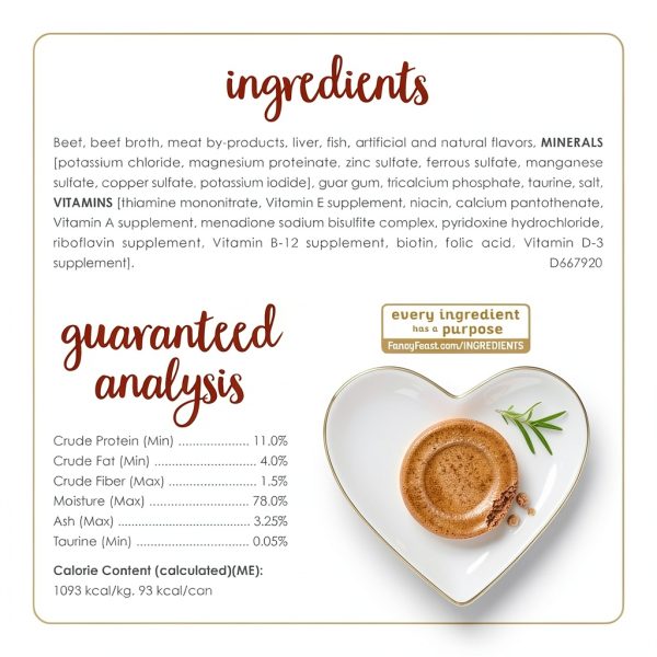 Purina Fancy Feast Wet Cat Food Beef Liver Pate-4