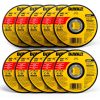 DEWALT Cut Off Wheels Aluminum Oxide 60 Grit Pack of 10-1