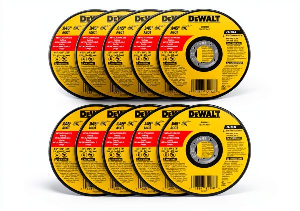DEWALT Cut Off Wheels Aluminum Oxide 60 Grit Pack of 10-1