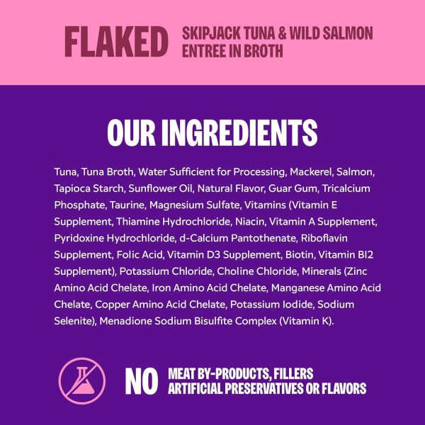 Wellness Grain Free Wet Cat Food Tuna Salmon Flaked-4