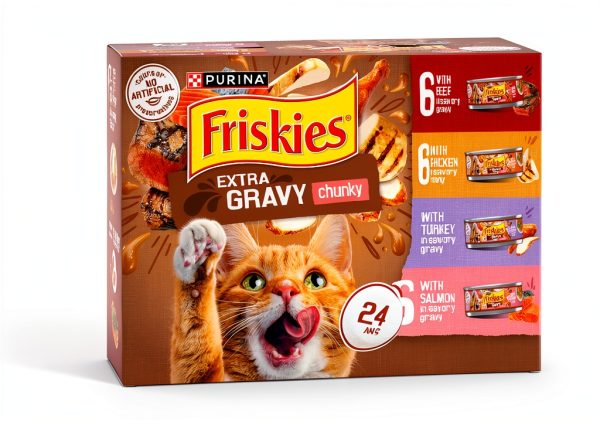Purina Friskies Canned Cat Food Variety Pack Gravy-0