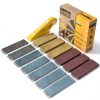 Xiweyla Sandpaper Sheets 13 Grit Levels Hook Loop Backing-0