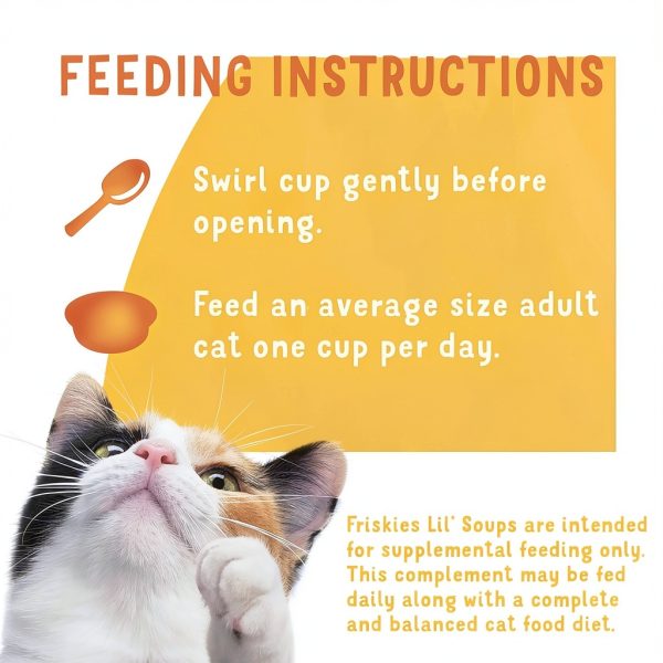 Friskies Lil Soups Cat Food Complement Grain Free Seafood-5
