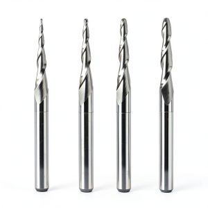 SpeTool 4PCS Ball Radius End Mill Set 0.25-1.0mm TiAIN Coated-0