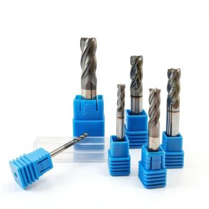 Home of Quality Tools Carbide Square End Mill Set 4 Flute TiAlN-0