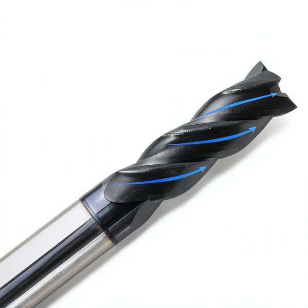 Square Nose End Mill PRO PRECISION 1/4 in TiAlN Carbide-3