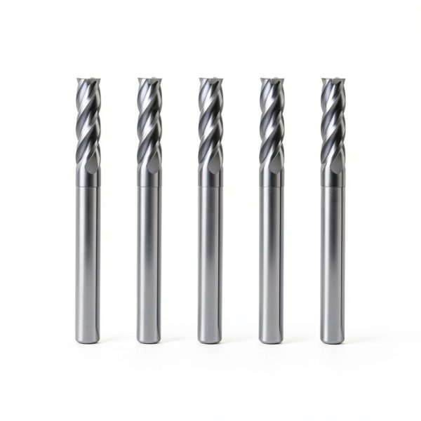 XYunEnZ Ball Nose Carbide End Mill 4-Flute 1/8"-1/2" High Speed Steel-0
