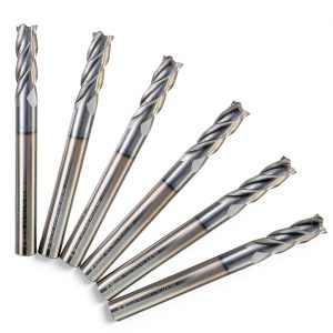 Square Nose End Mill PRO PRECISION 1/4 in TiAlN Carbide-0
