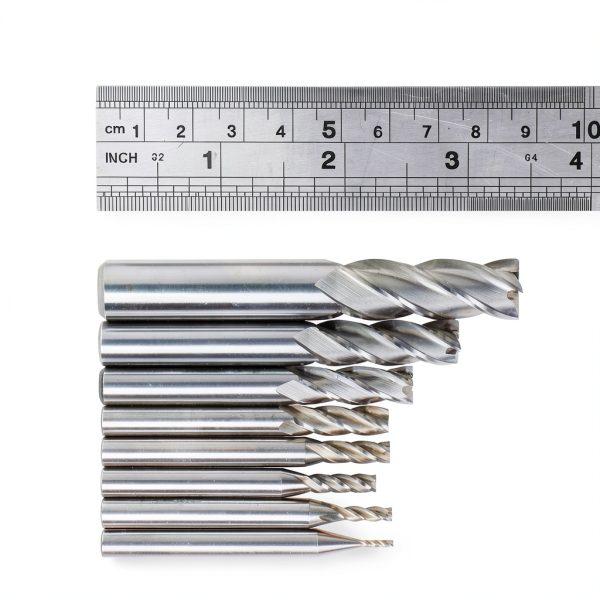 AUTOTOOLHOME End Mill 4-Flute HSS Cutter Set 8 1/16 to 1/2-7
