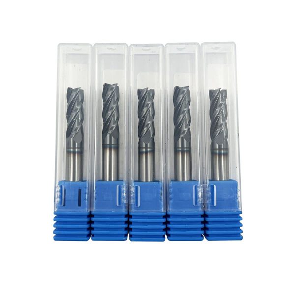 1/4 inch Carbide Square End Mill AlTiN Home tools-2