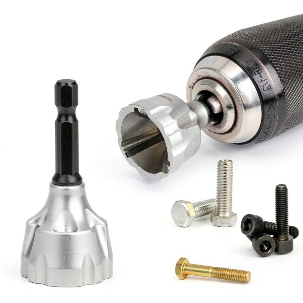 PLATINUMEDGE Deburring Chamfer Tool YG8 Carbide Blade 1/4" Hex Shank-5