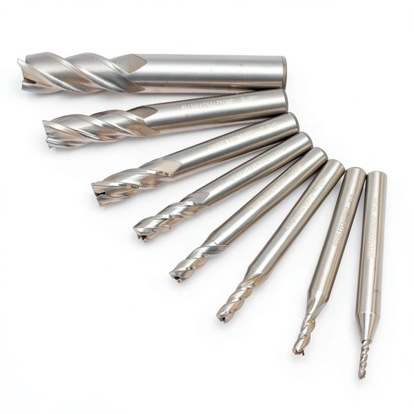 AUTOTOOLHOME End Mill 4-Flute HSS Cutter Set 8 1/16 to 1/2-2