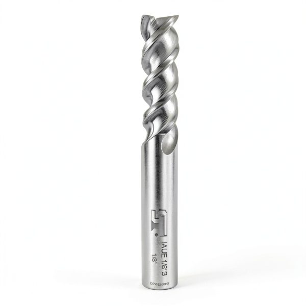 SPEED TIGER Square End Mill 3-Flute IAUE1/8 1/8in Feed for Aluminum-0