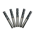 1/4 inch Carbide Square End Mill AlTiN Home tools-0