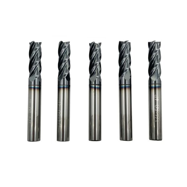 1/4 inch Carbide Square End Mill AlTiN Home tools-3